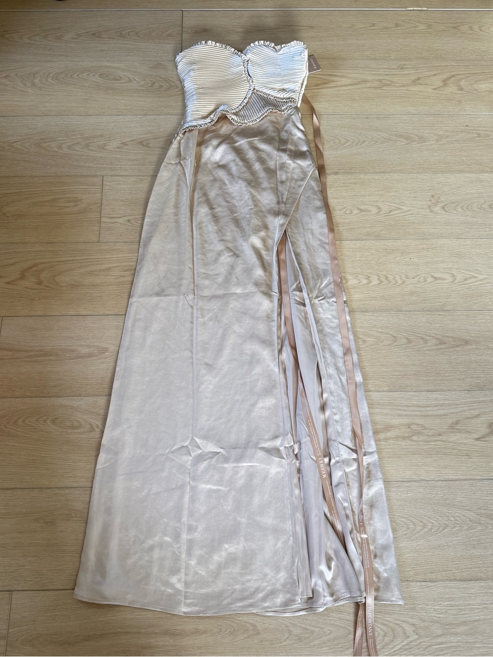 Meshki Larissa Satin Maxi Dress